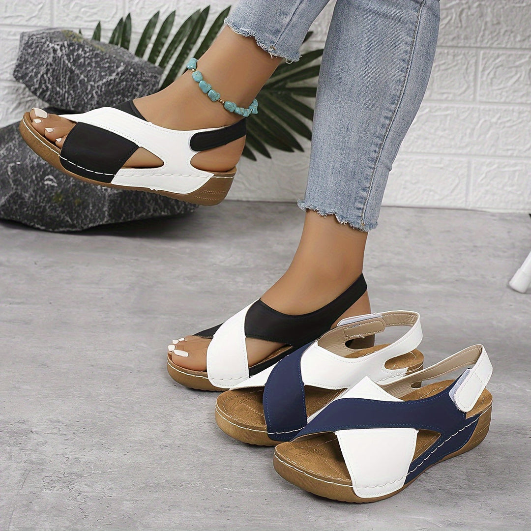 Angela - Crisscross Slingback Sandals
