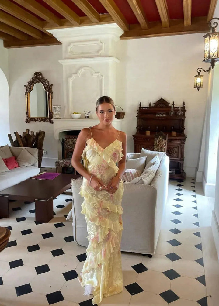 Airborne Summer Formal Maxi Dress