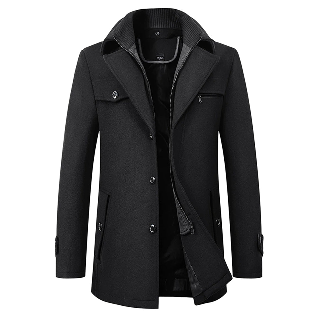 Elijah - Wool Blend Overcoat