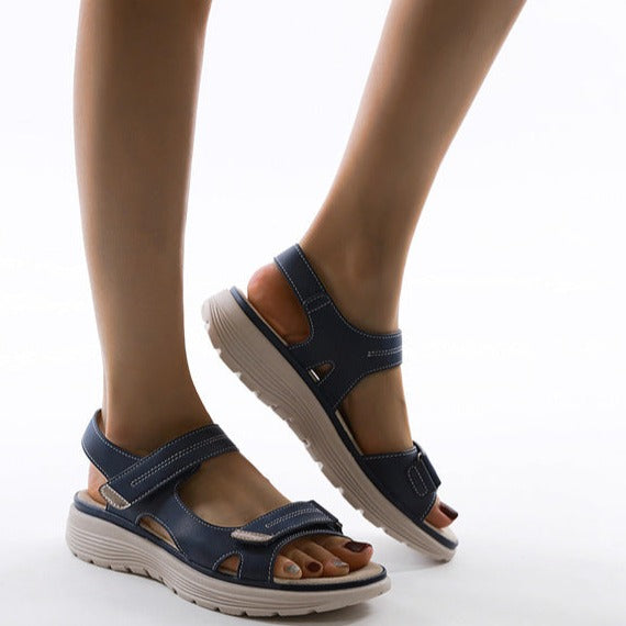 Zara - Platform Velcro Sandals