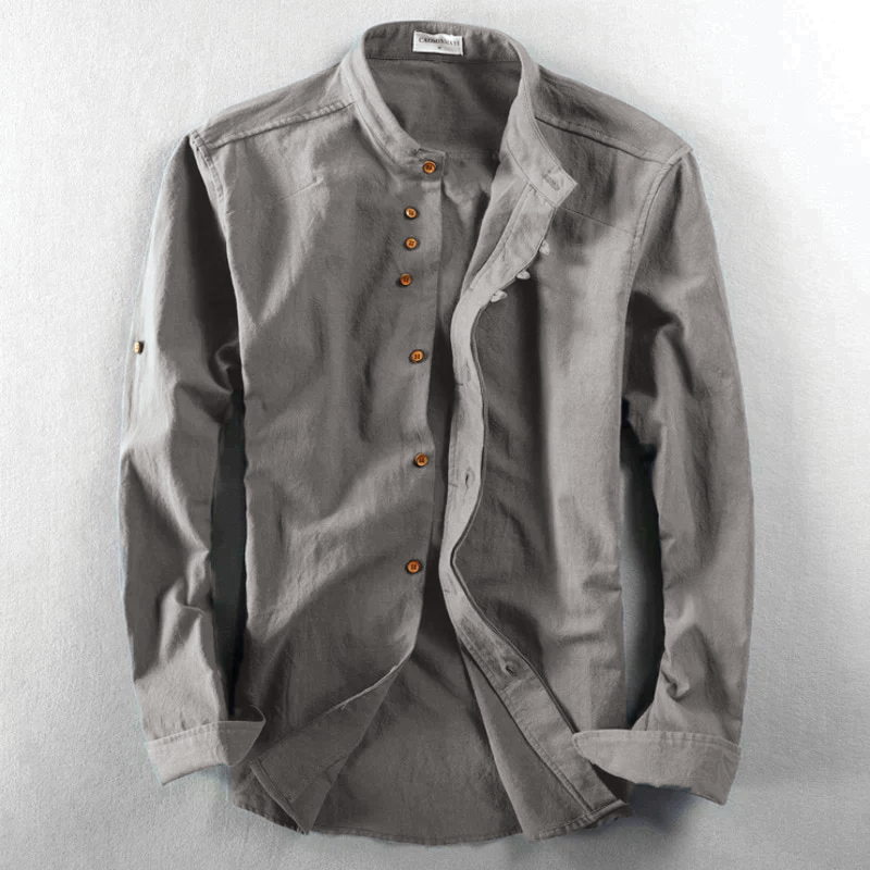 James - Mandarin Collar Shirt
