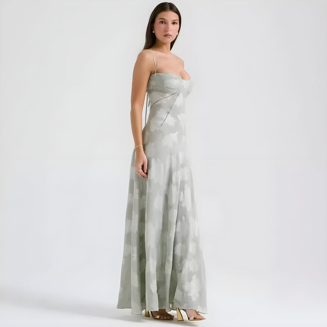Annabelle Lace Wedding Guest Maxi Dress