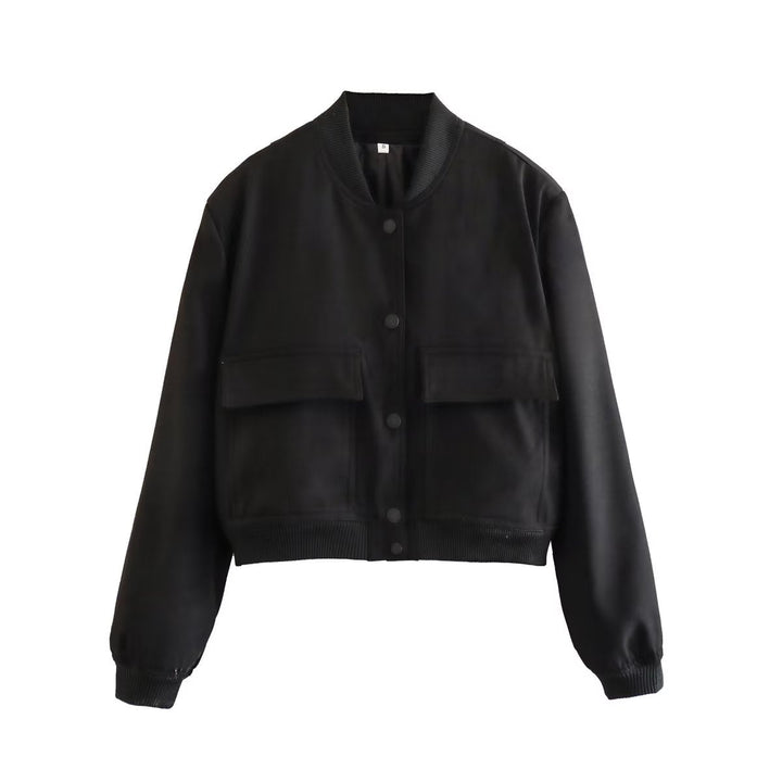 Women's Maven Cropped Bomber Jacket