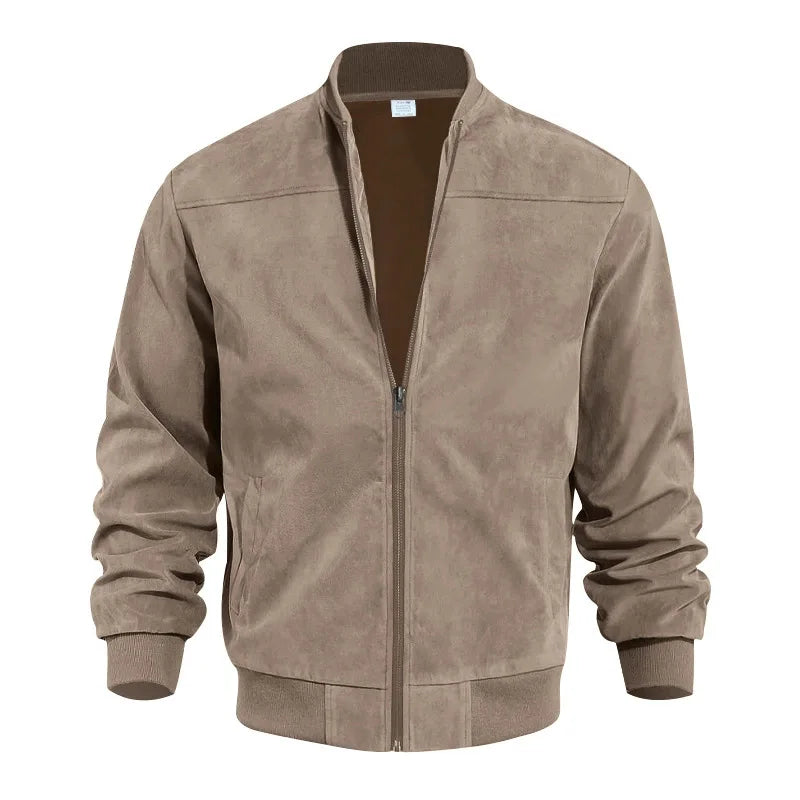 Noah - Suede Bomber Jacket