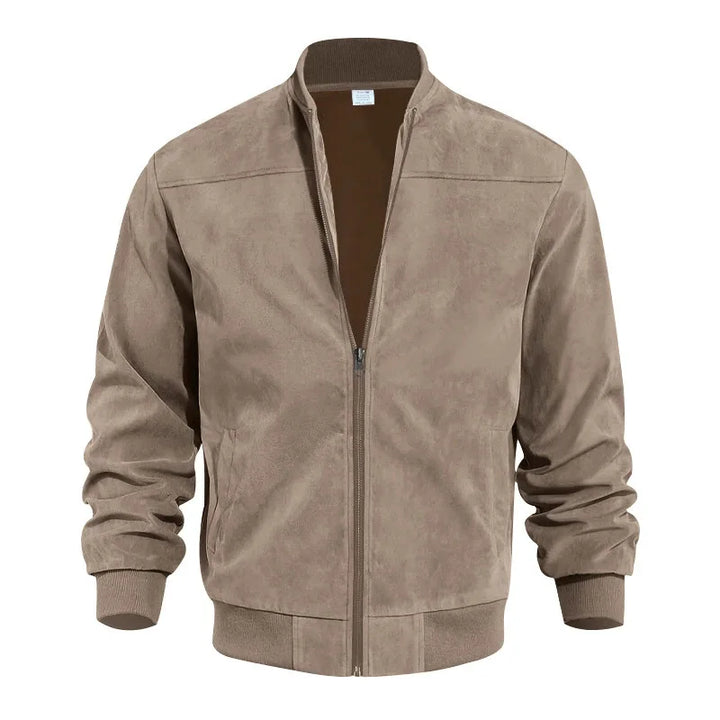 Noah - Suede Bomber Jacket