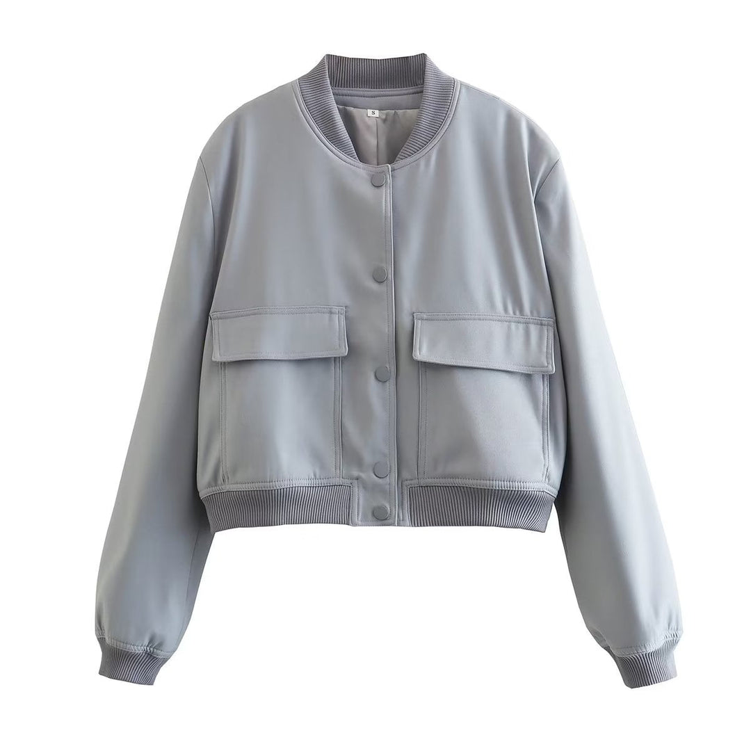 Women's Maven Cropped Bomber Jacket
