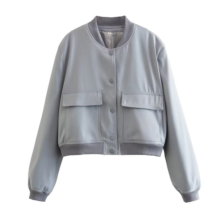 Women's Maven Cropped Bomber Jacket