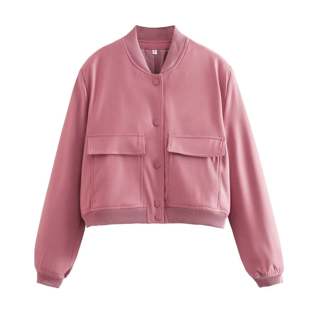 Women's Maven Cropped Bomber Jacket
