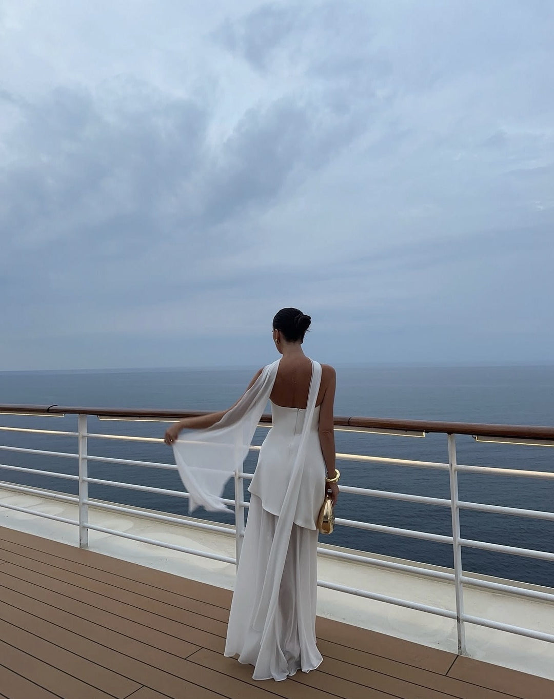 Valerie Asymmetrical Wedding Guest Maxi Dress