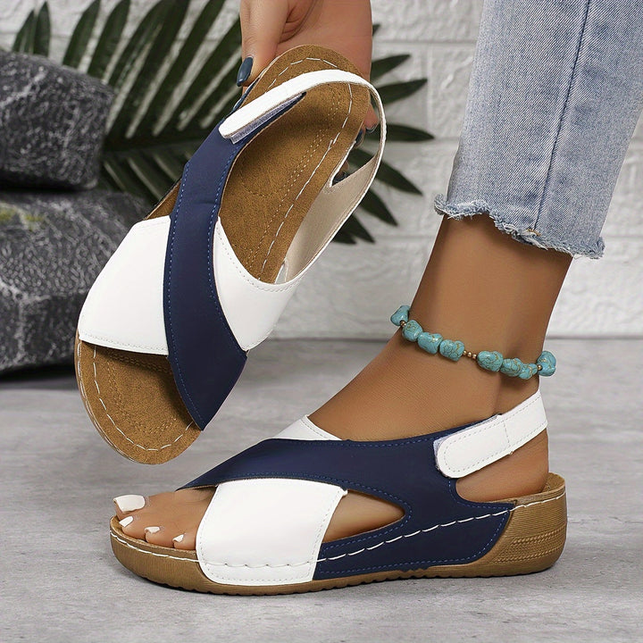 Angela - Crisscross Slingback Sandals