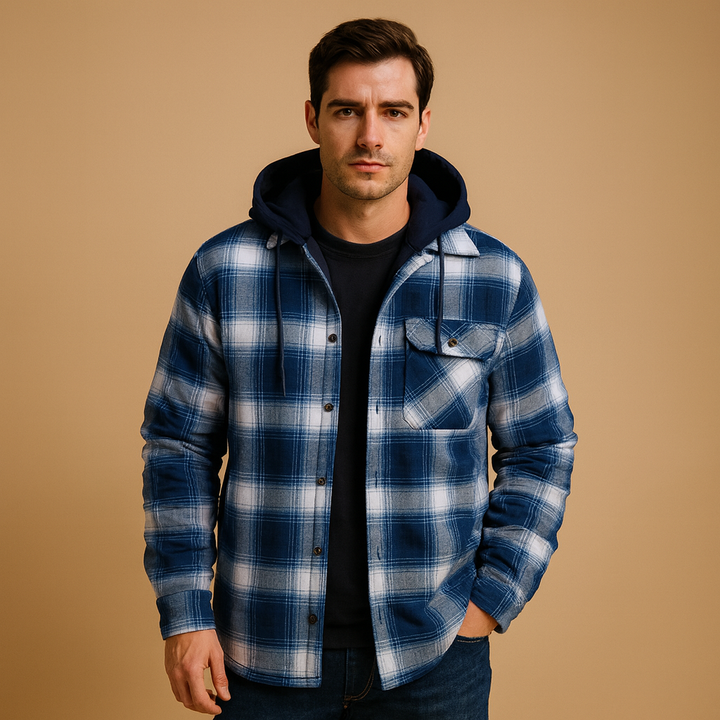 Bomber jacket with hood for men | Logan