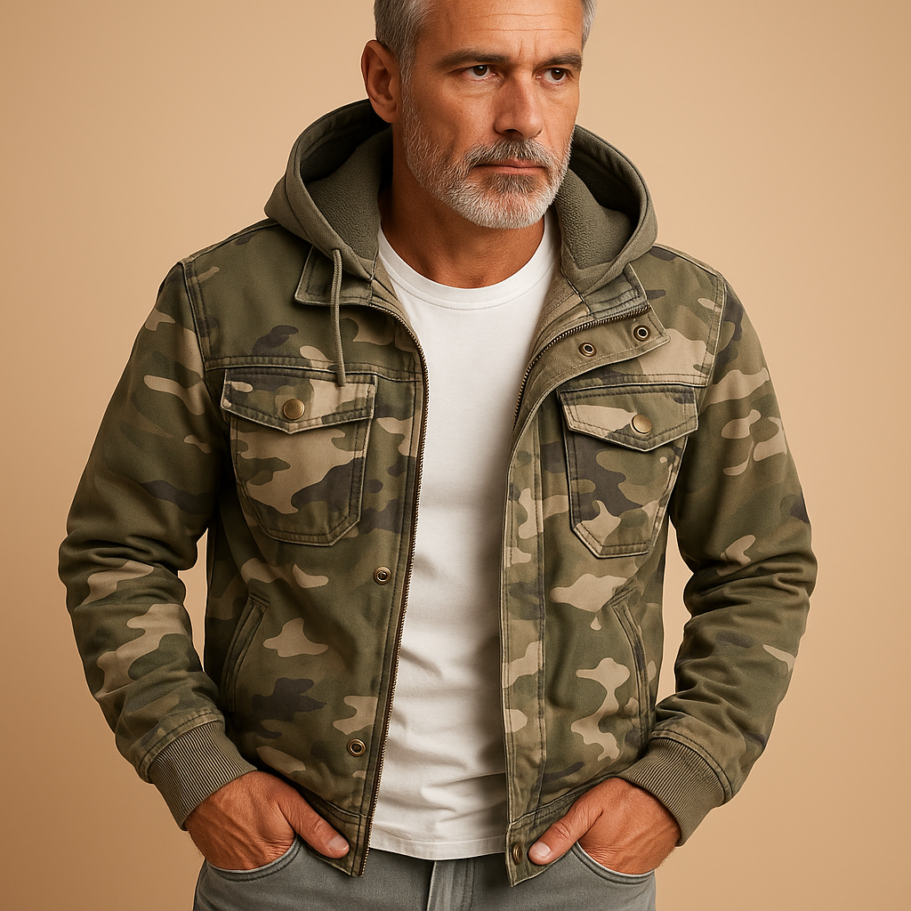Camouflage outdoor jacket for men | Hunter