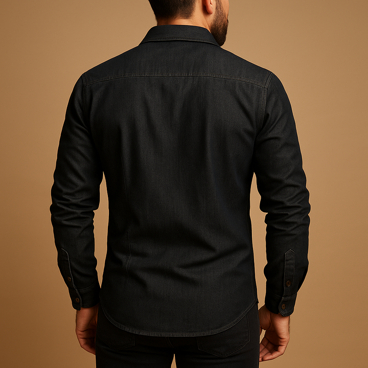 Casual long sleeve cotton shirt for men | Ethan