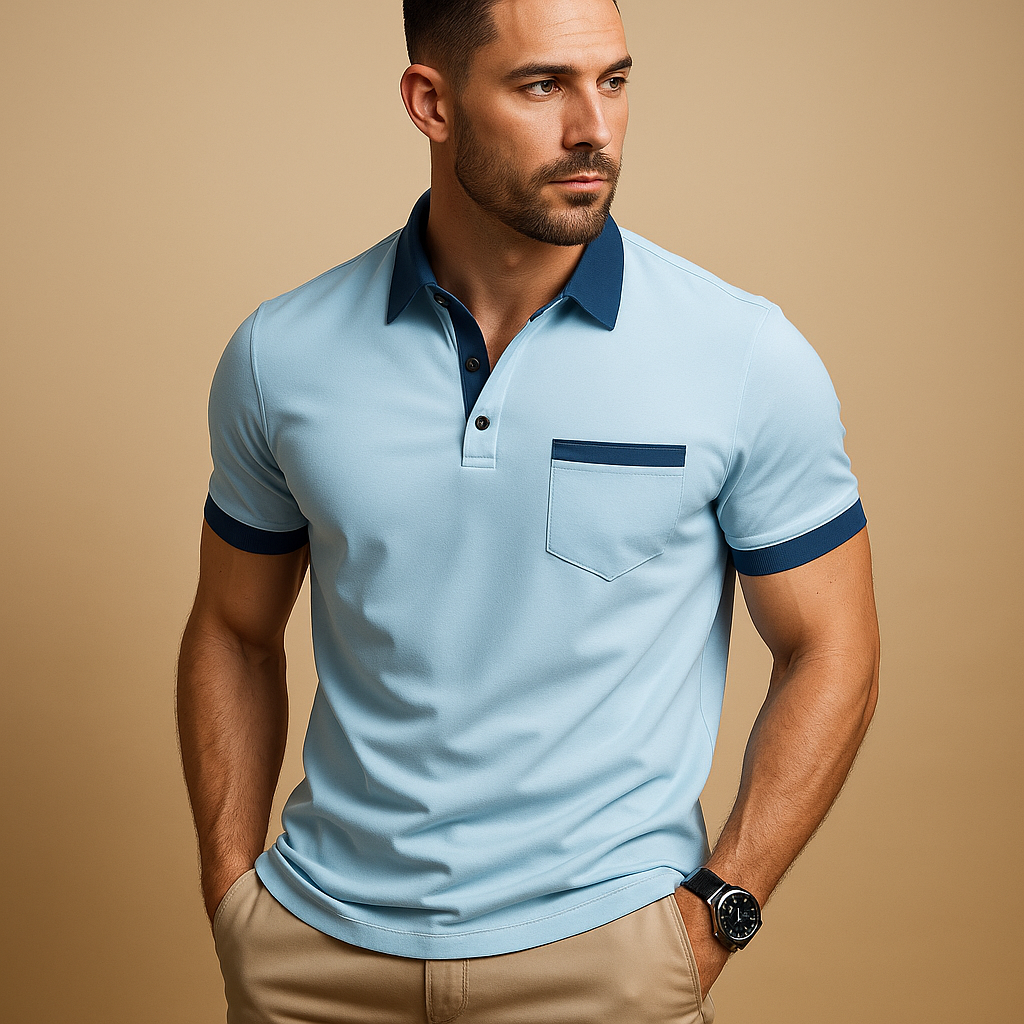 Classic polo shirt with short sleeves for men | Oliver