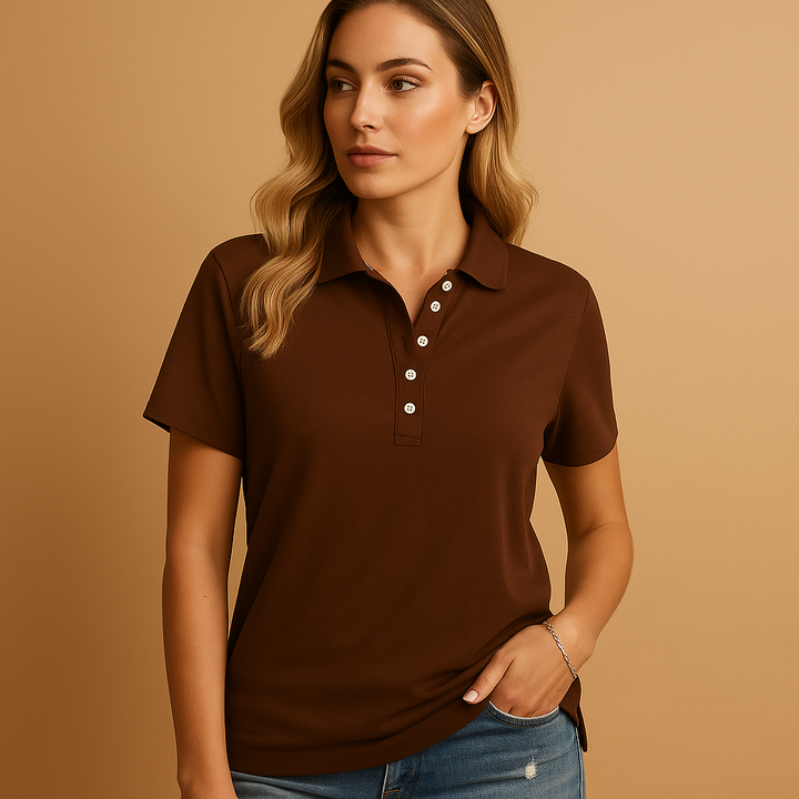 Classic polo shirt for women | Elena