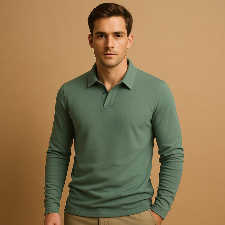 Cotton polo shirt for men | Nathan