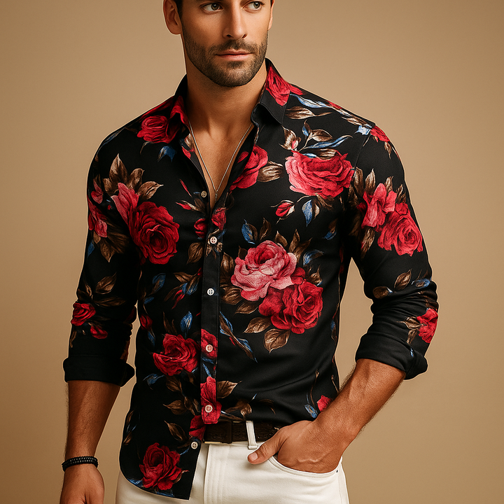 Floral print shirt for men | Adrian