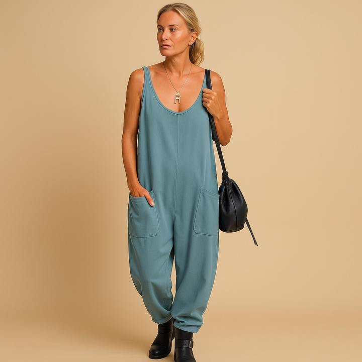 Flowy summer jumpsuit for women | Clara
