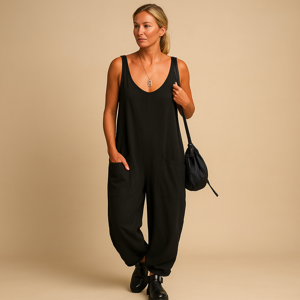 Flowy summer jumpsuit for women | Clara