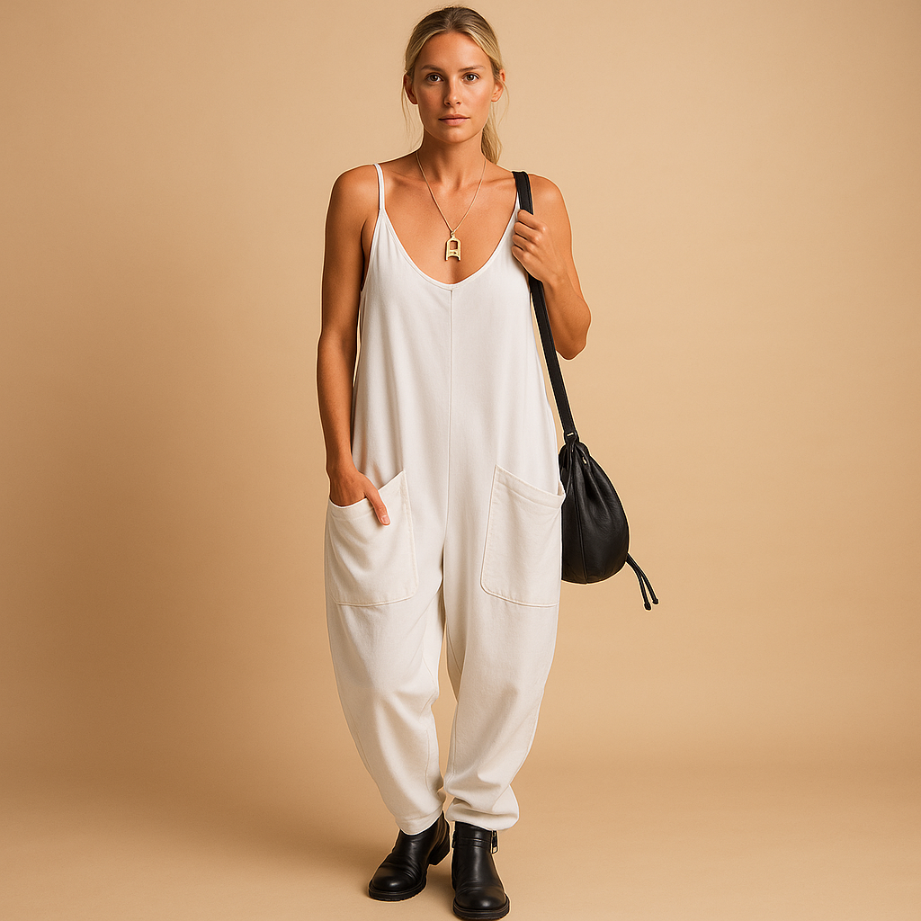 Flowy summer jumpsuit for women | Clara