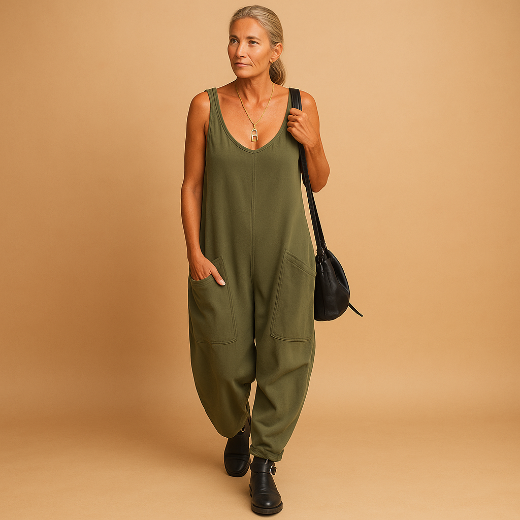 Flowy summer jumpsuit for women | Clara