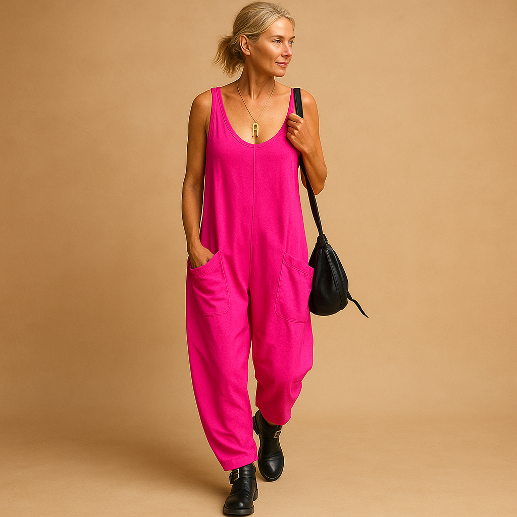 Flowy summer jumpsuit for women | Clara