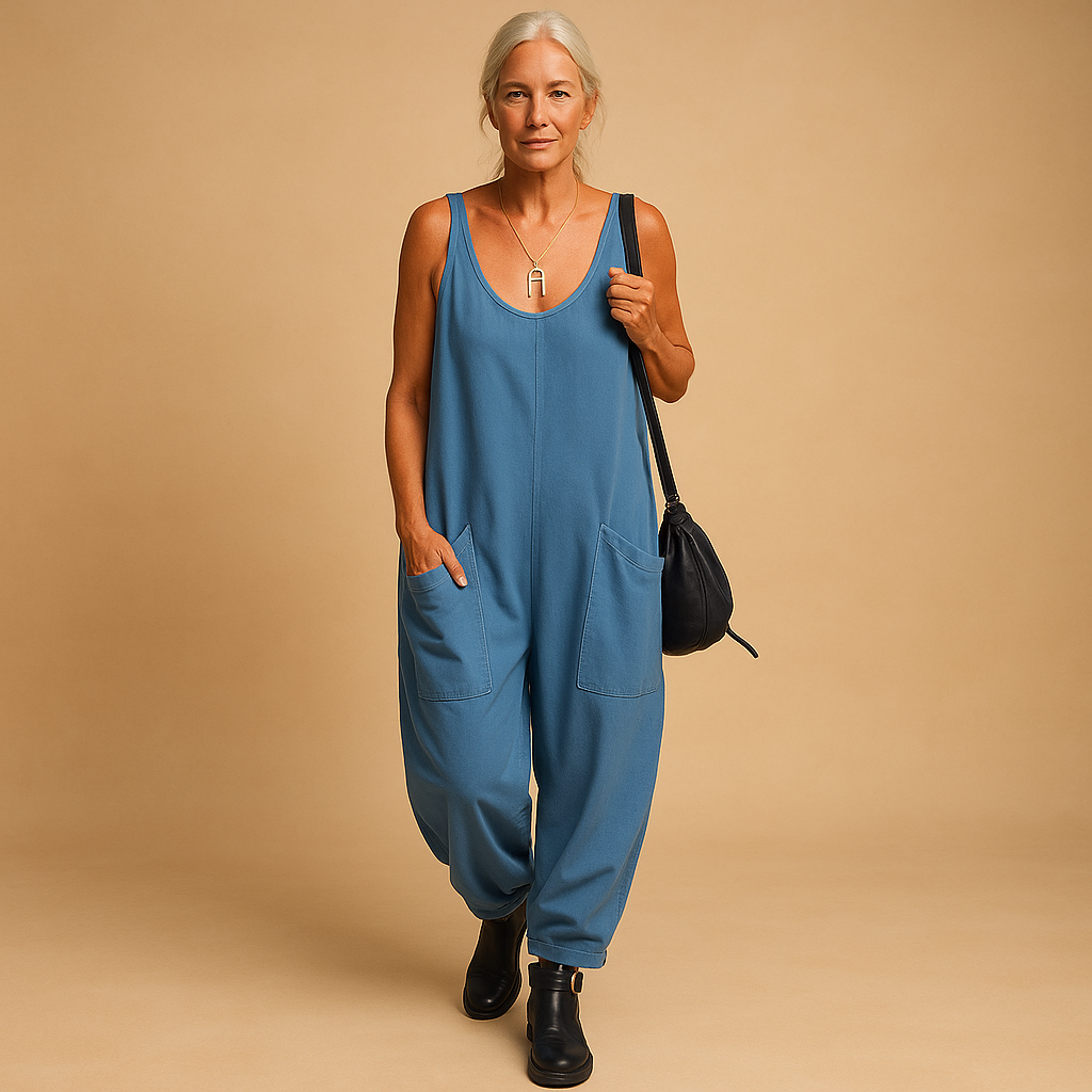 Flowy summer jumpsuit for women | Clara