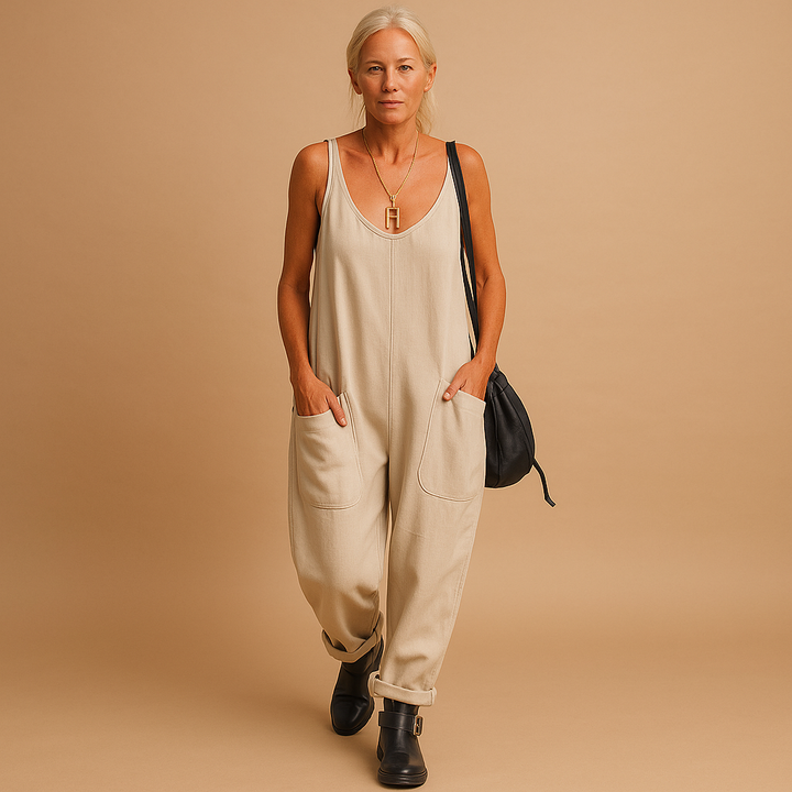Flowy summer jumpsuit for women | Clara