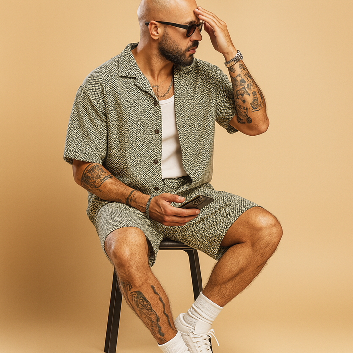 Geometric summer set for men | Ethan