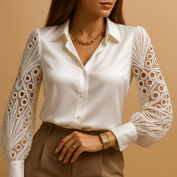 Lace sleeve blouse for women | Felicity