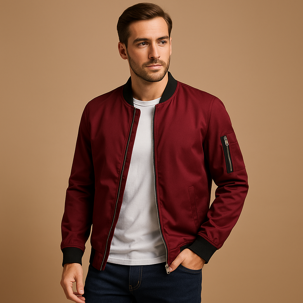 Lightweight summer jacket with water-repellent finish for men | Nathan