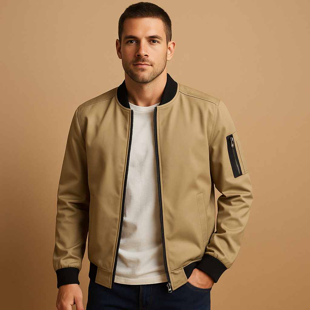 Lightweight summer jacket with water-repellent finish for men | Nathan