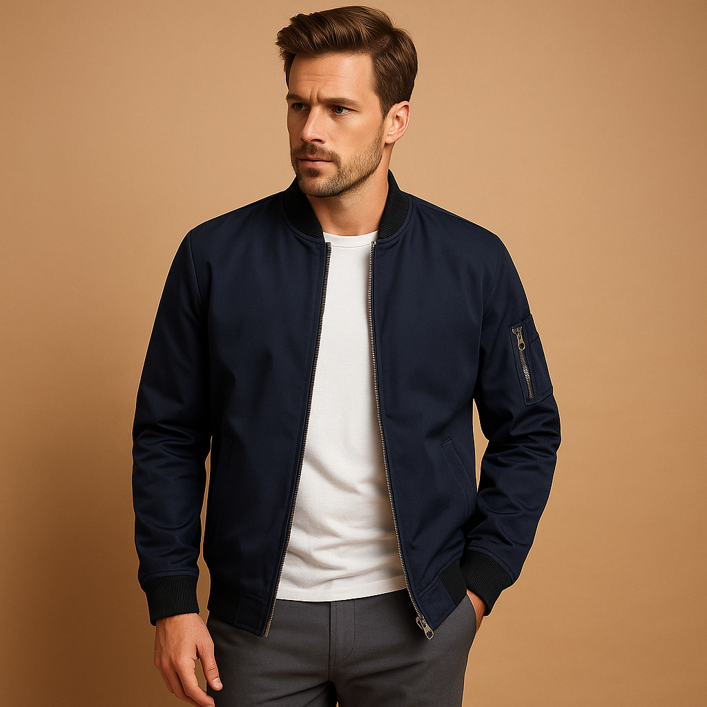 Lightweight summer jacket with water-repellent finish for men | Nathan