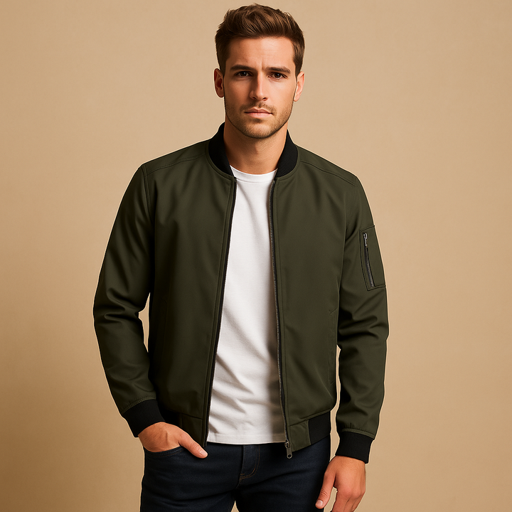 Lightweight summer jacket with water-repellent finish for men | Nathan