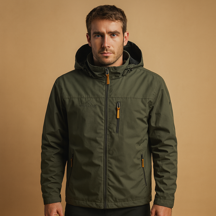 Lightweight waterproof rain jacket for men | Mason