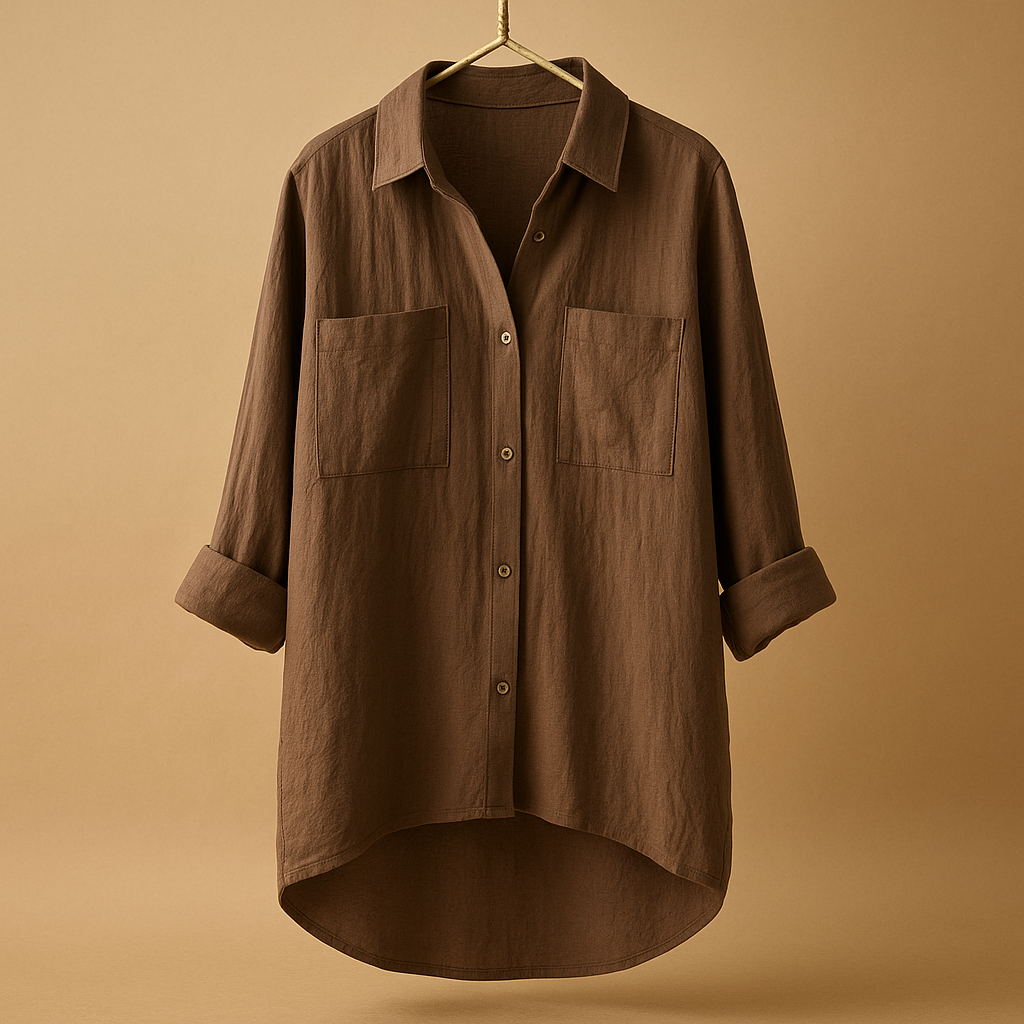 Long sleeve airy blouse for women | Sophia