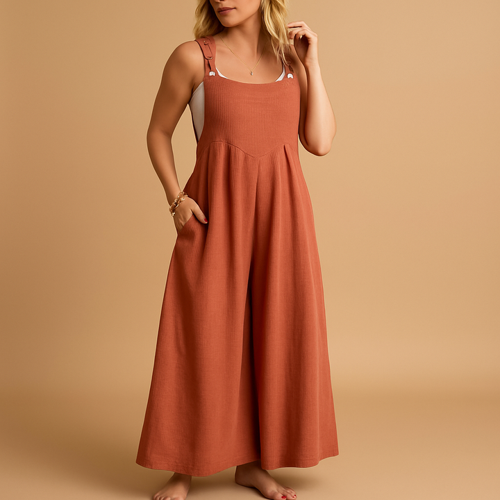 Loose cotton overall for women | Sophia