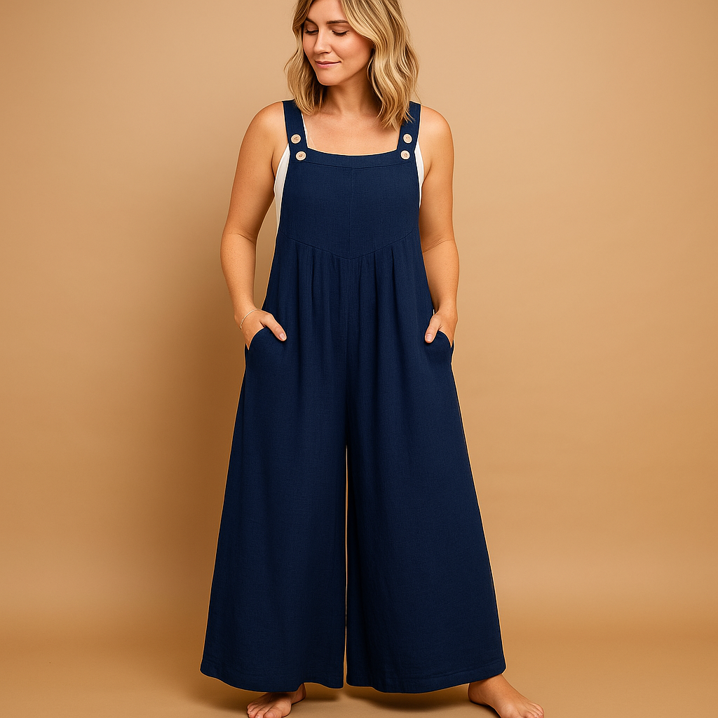 Loose cotton overall for women | Sophia