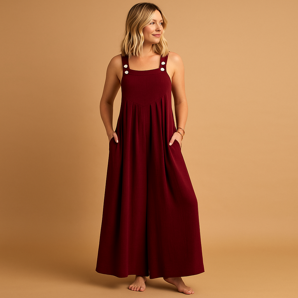 Loose cotton overall for women | Sophia