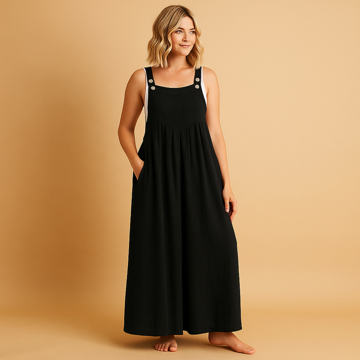 Loose cotton overall for women | Sophia