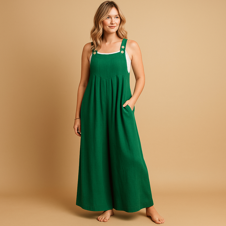 Loose cotton overall for women | Sophia