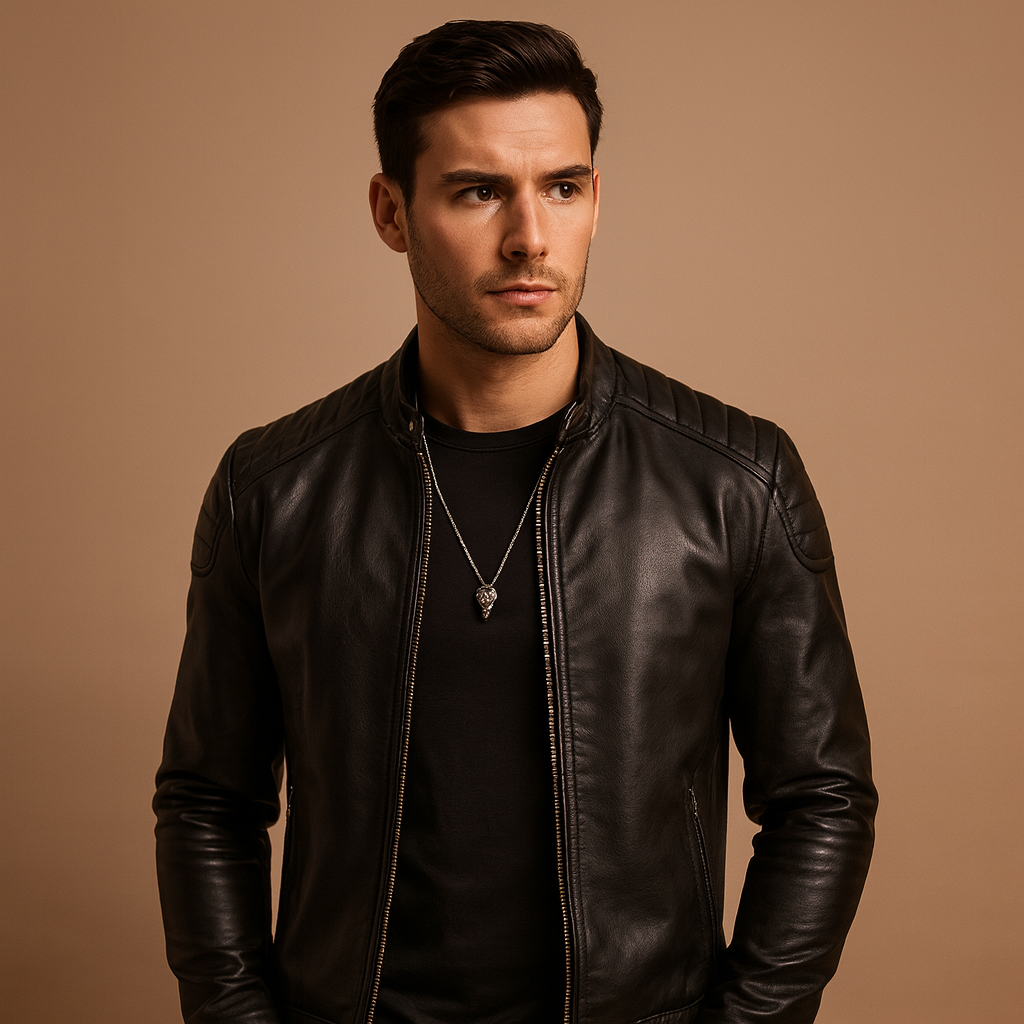 Luxury biker jacket for men | Sebastian