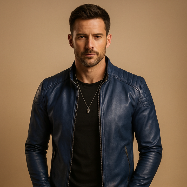Luxury biker jacket for men | Sebastian