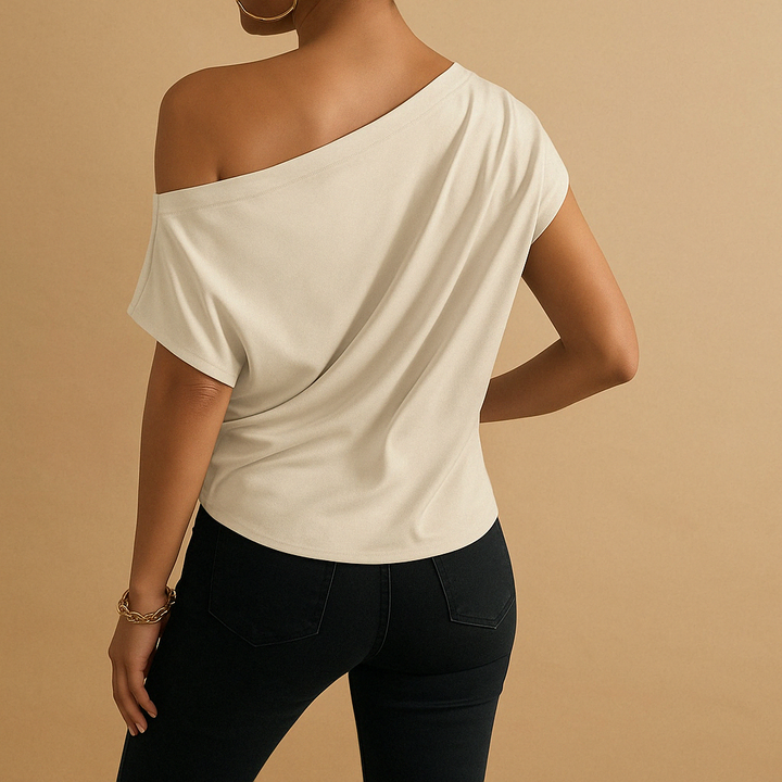 Off-shoulder batwing top for women | Stella