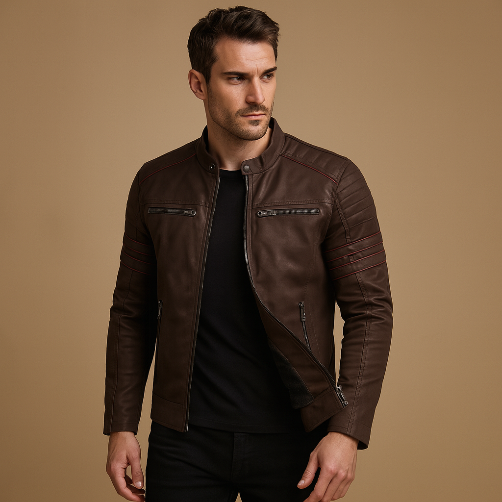Premium biker jacket for men | Adrian