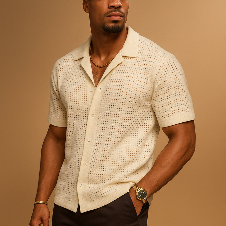 Lightweight short sleeve shirt for men | Adrian