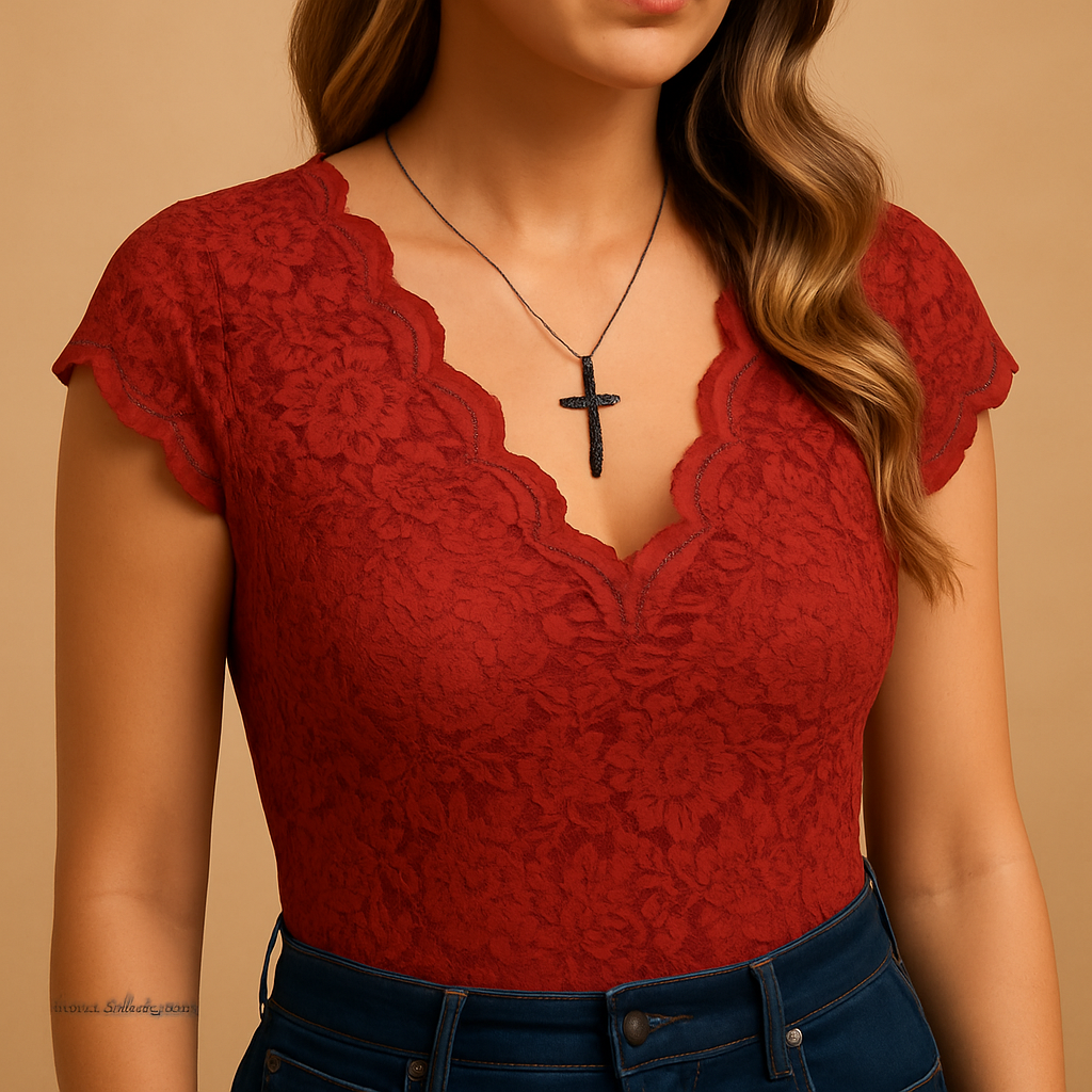 Sleeveless lace top for women | Aurora