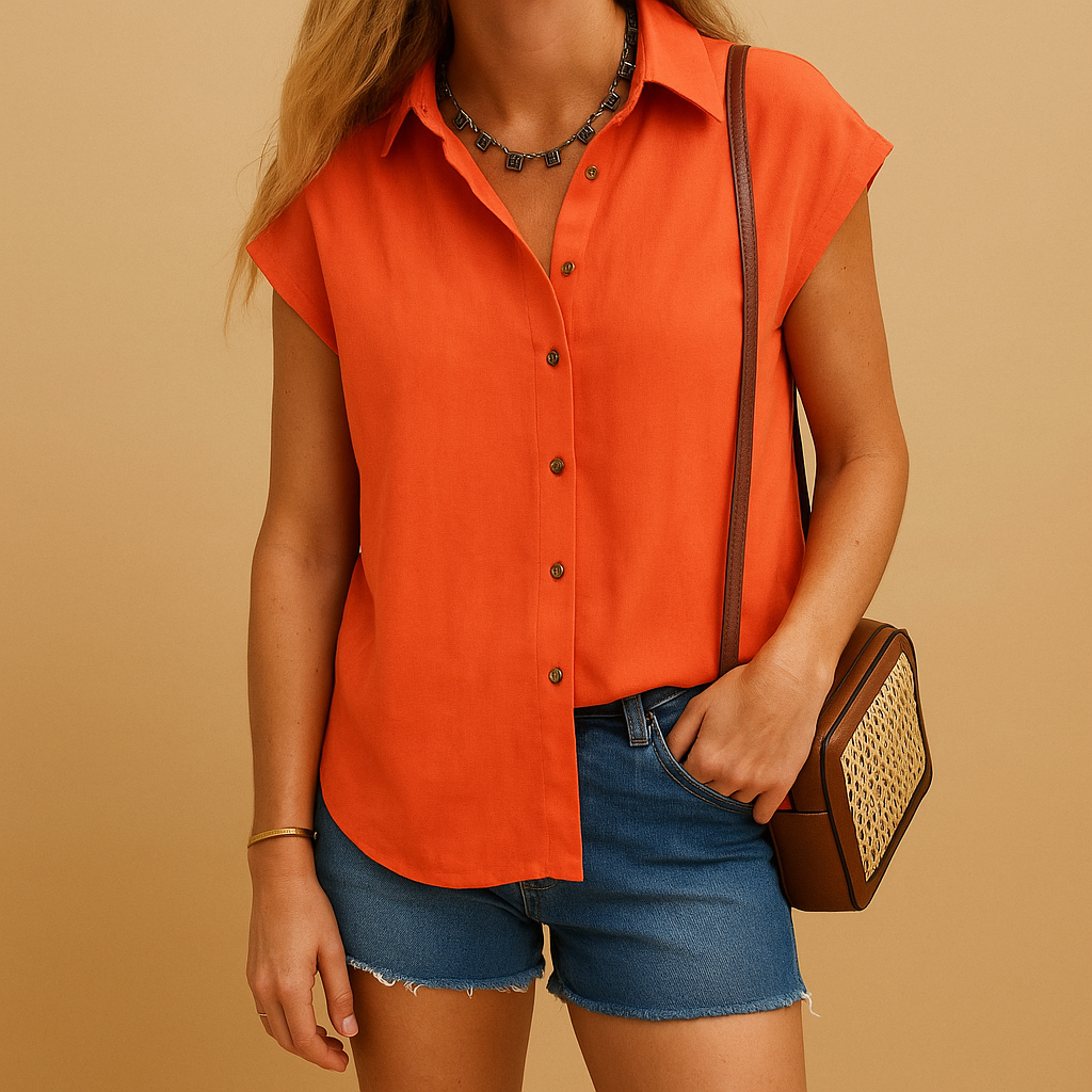 Sleeveless summer shirt for women | Isla