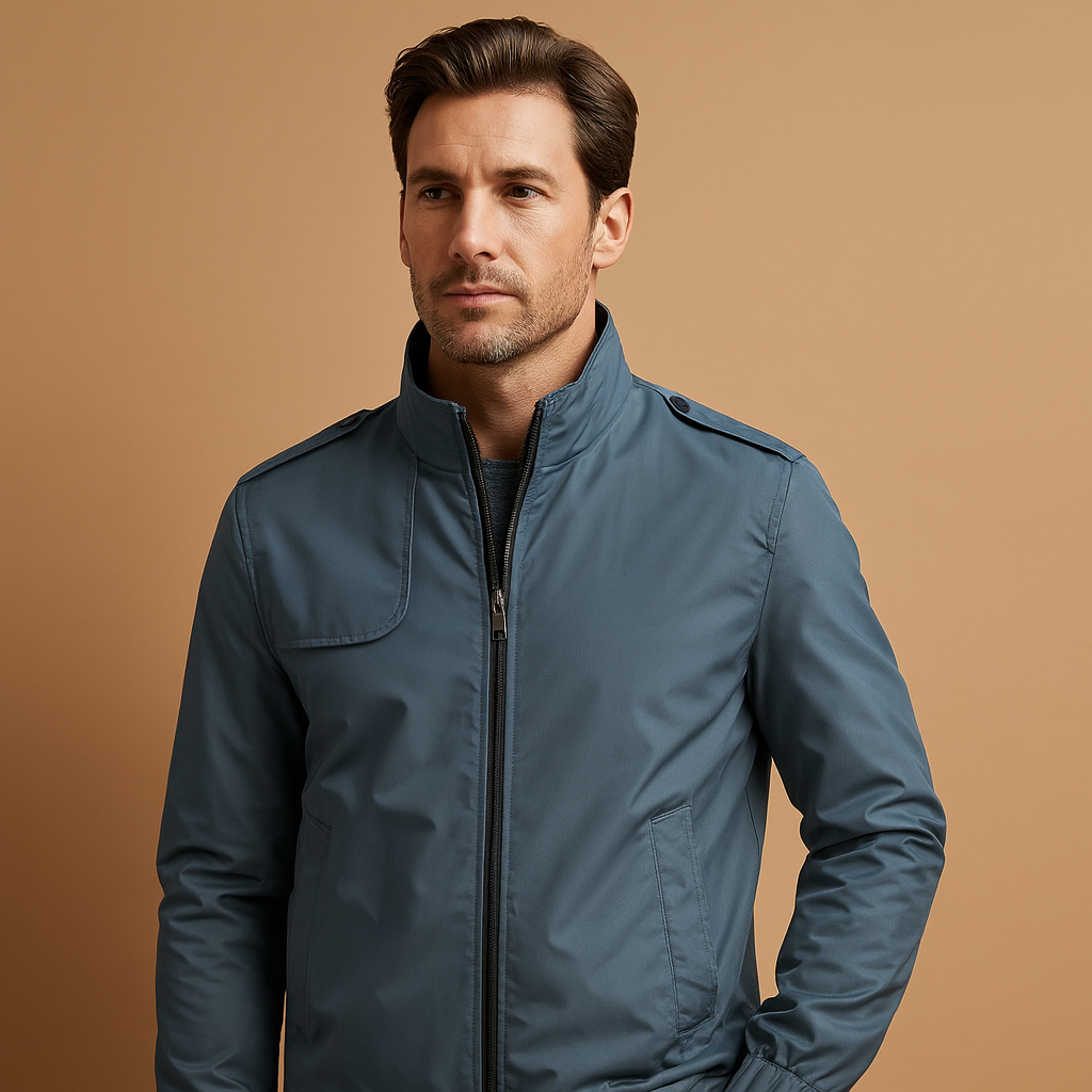 Summer jacket with stand collar for men | Ethan