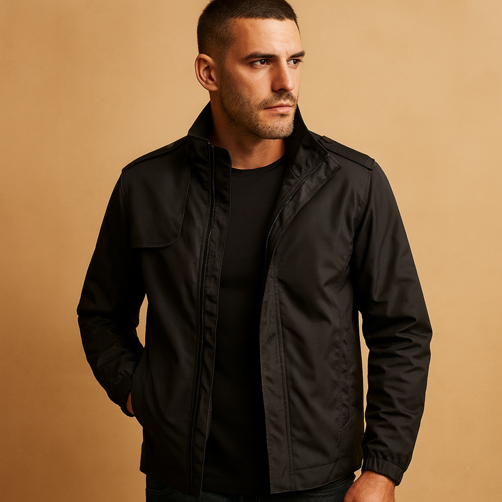 Summer jacket with stand collar for men | Ethan